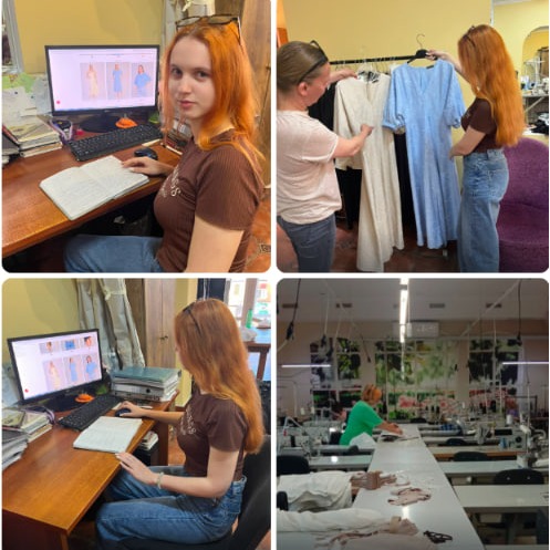 🎓 Здобувачка вищої освіти 2 курсу спеціальності «Маркетинг» Ващенок Таїсія успішно пройшла навчальну практику на базі швейного підприємства «Divine» – українського бренду та виробника сучасного жіночого одягу 👗✨